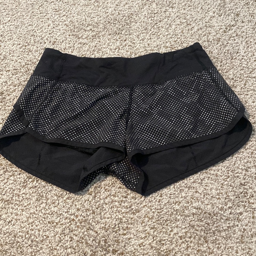 Womens lululemon reflective running shorts